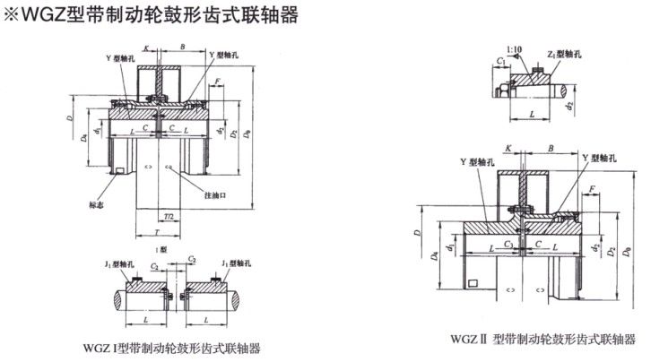 WGZ型带制动轮鼓形齿式草莓视频性福宝
